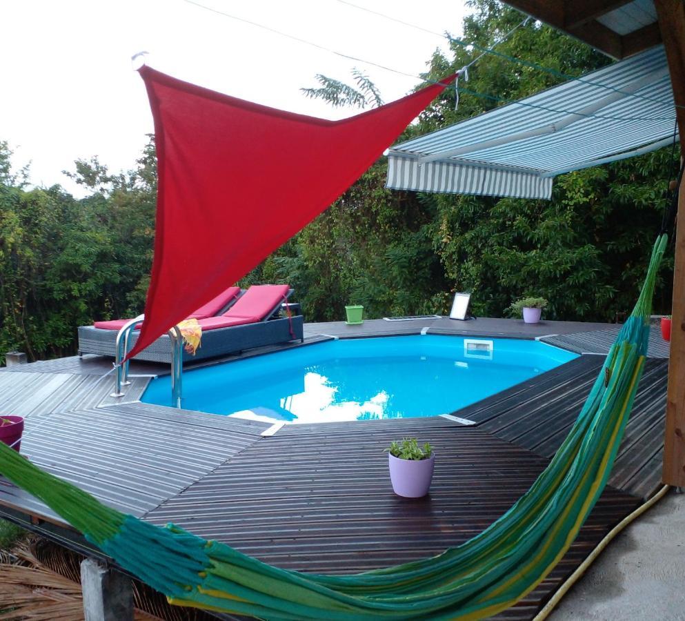 Chambre Chez L'Habitant Avec Piscine Privative Et Vue Panoramique Sur La Mer Des Caraibes Desmarinieres Екстериор снимка